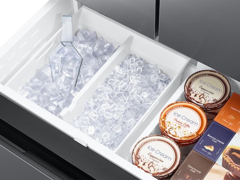 27 cu. ft. Counter Depth Mega Capacity 3-Door French Door Refrigerator with Dual Auto Ice Maker in a Stainless Look