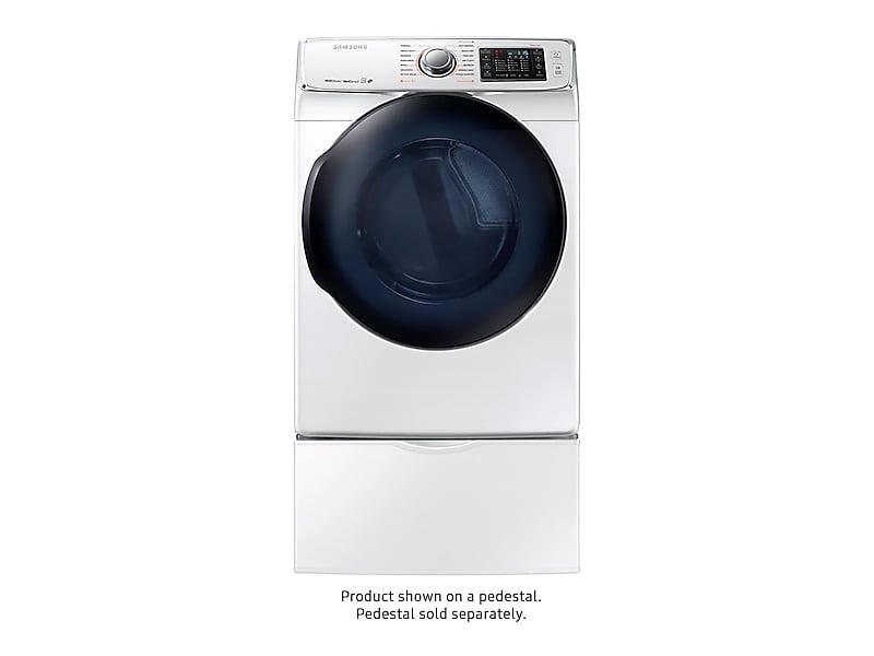 7.5 cu. ft. Gas Dryer in White