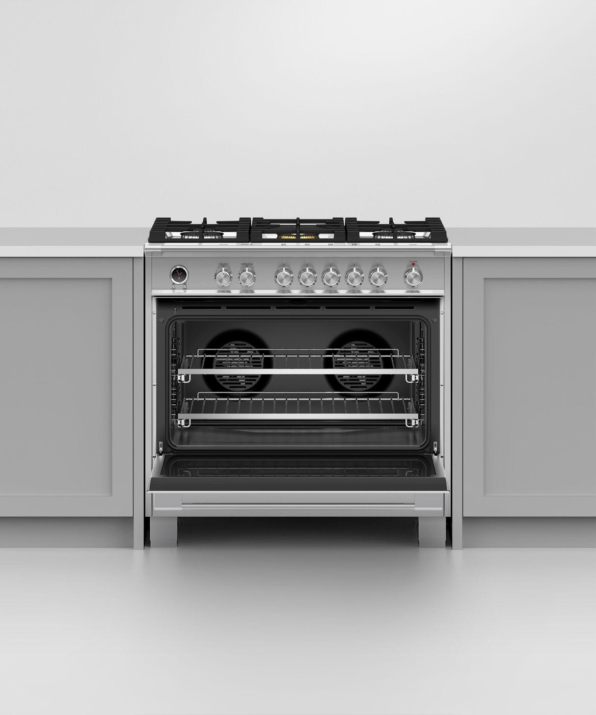 36" Series 9 Classic 5 Burner Dual Fuel Self-Cleaning Range