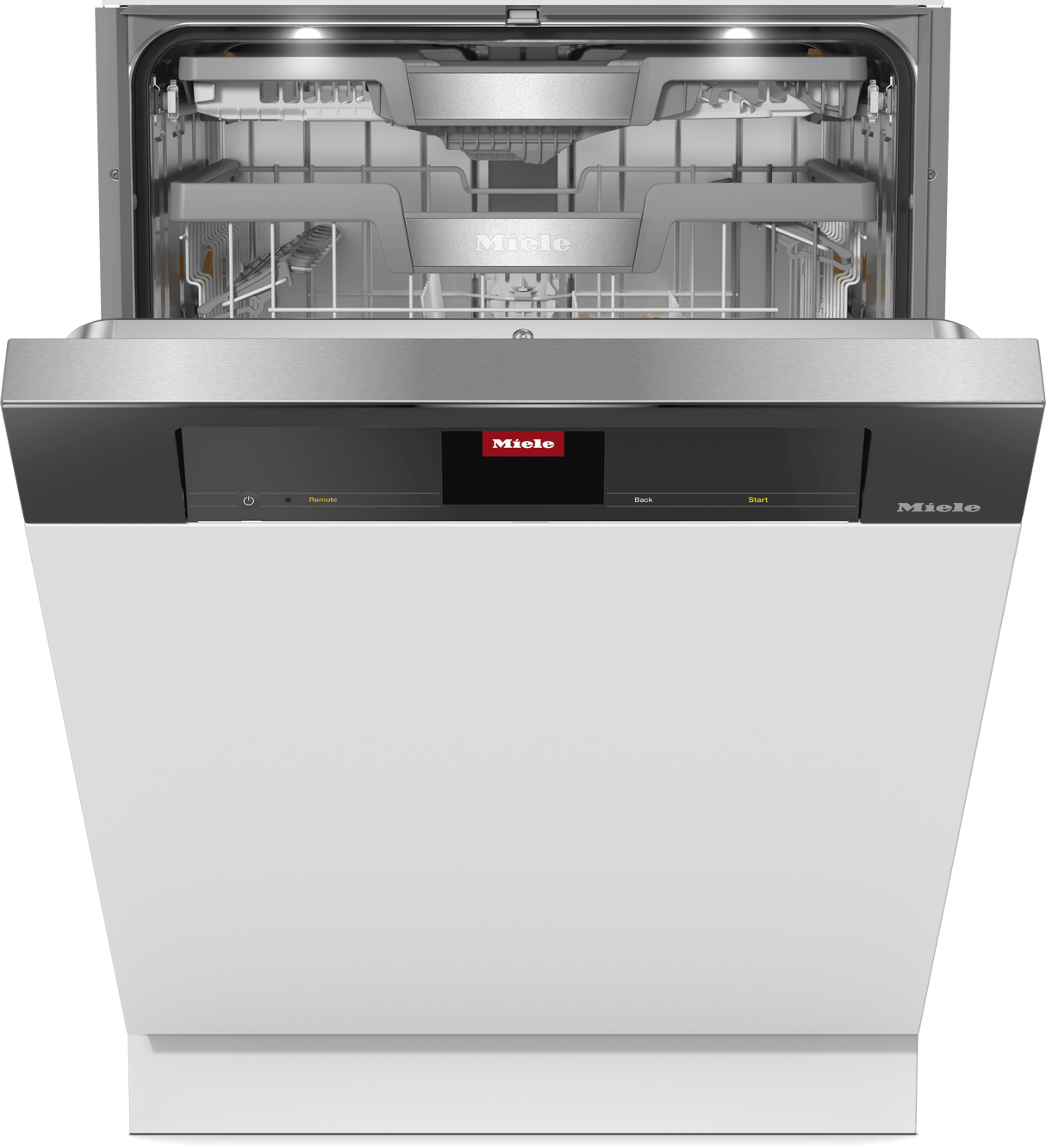 G 7936 SCi AutoDos Obsidian Black - Semi-integrated dishwasher - the Miele all-rounder for highest demands.