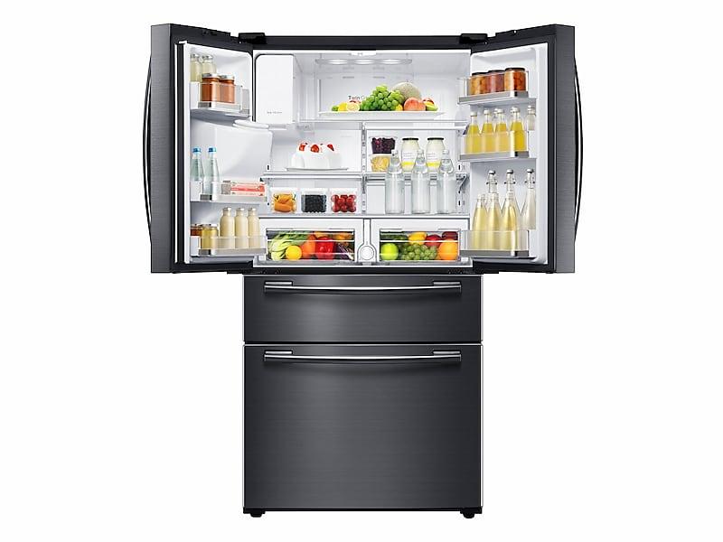 25 cu. ft. 4-Door French Door Refrigerator in Black Stainless Steel