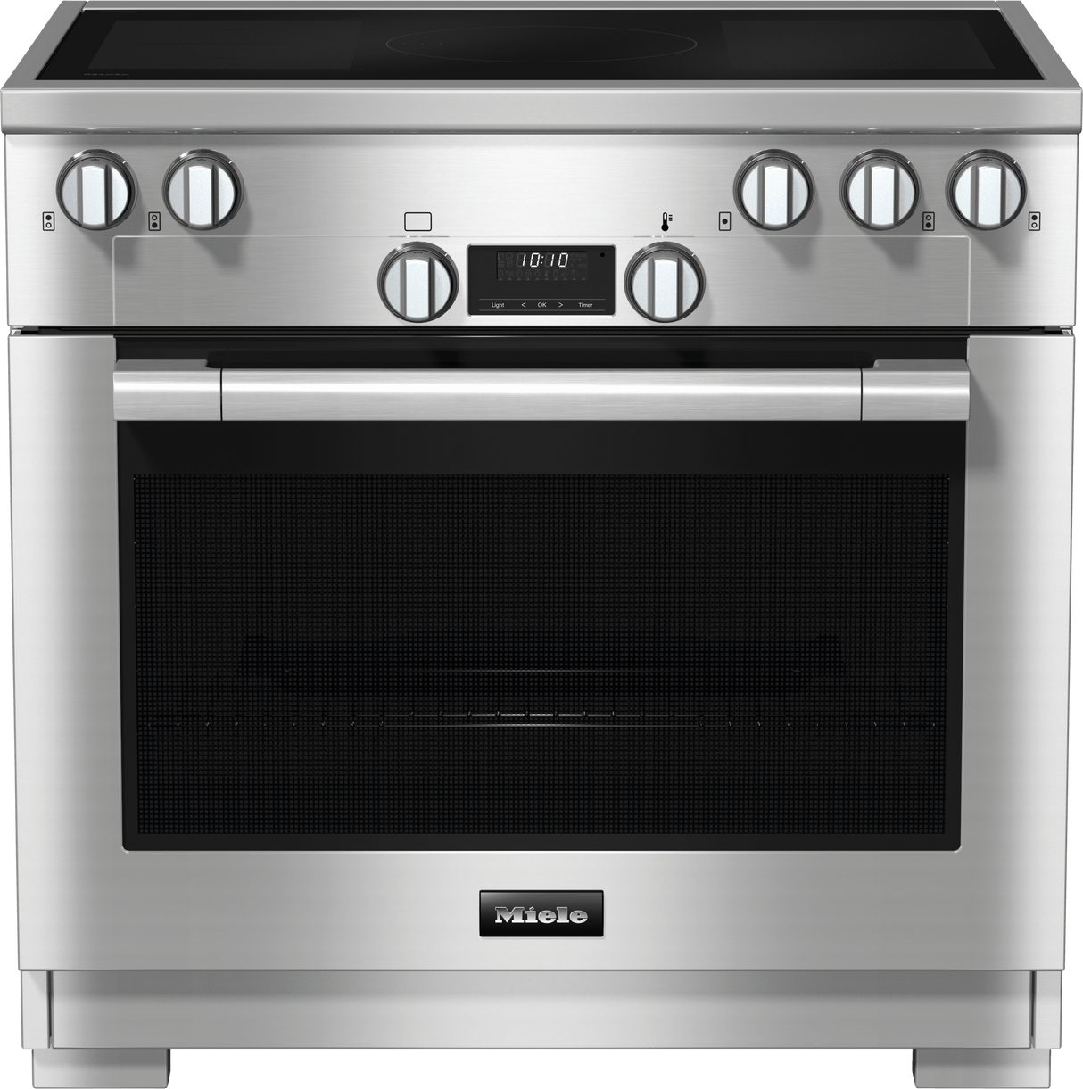 HR 1432-3 I - 36" Range Fully electric model with induction cooktop and DirectSelect controls