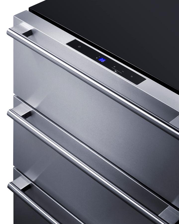 24" Wide Built-in 3-drawer Outdoor All-refrigerator