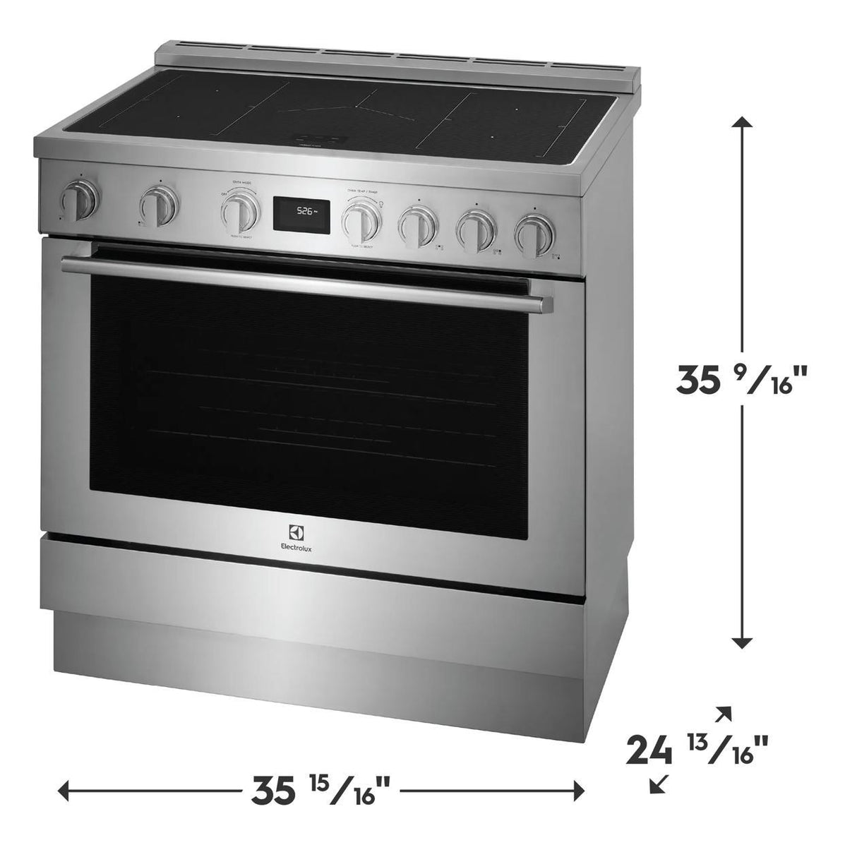 36" Induction Freestanding Range