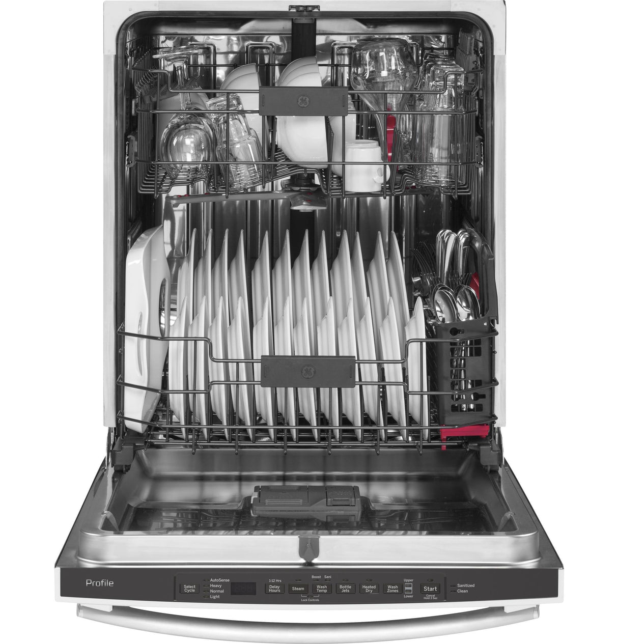 GE Profile™ Stainless Steel Interior Dishwasher with Hidden Controls