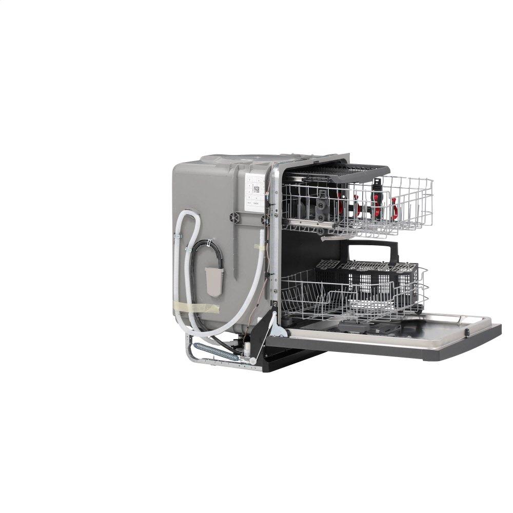 GE® Hybrid Stainless Steel Interior Dishwasher with Hidden Controls