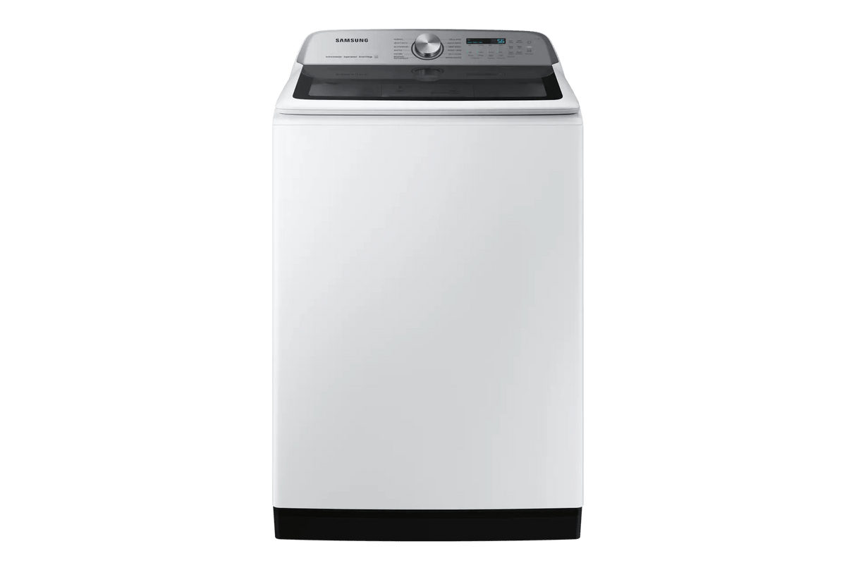 5.4 cu. ft. Extra-Large Capacity Smart Top Load Washer with ActiveWave™ Agitator and Super Speed Wash in White