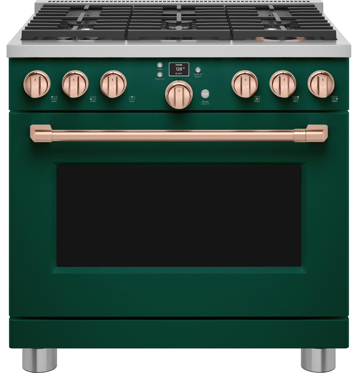 Café™ 36" Smart Dual-Fuel Commercial-Style Range with 6 Burners (Natural Gas)