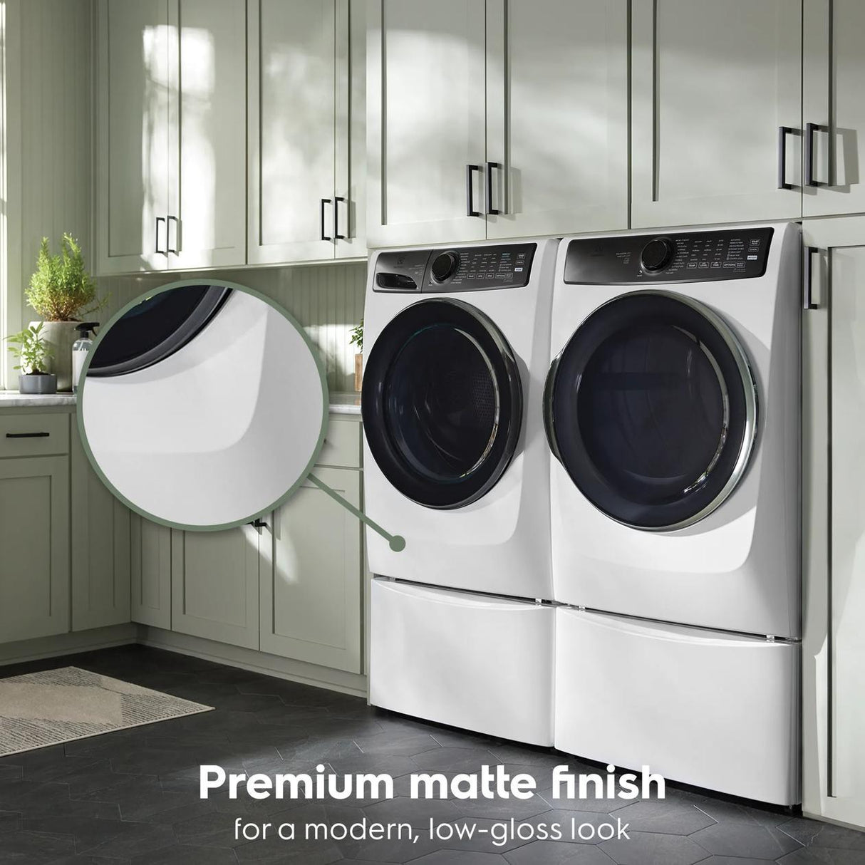 Front Load Perfect Steam™ Electric Dryer with Balanced Dry™ and Instant Refresh - 8.0 Cu. Ft.