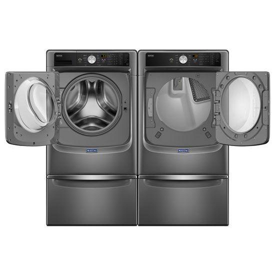 Maytag® Large Capacity Gas Dryer with Refresh Cycle with Steam and PowerDry System ? 7.4 cu. ft. - Metallic Slate