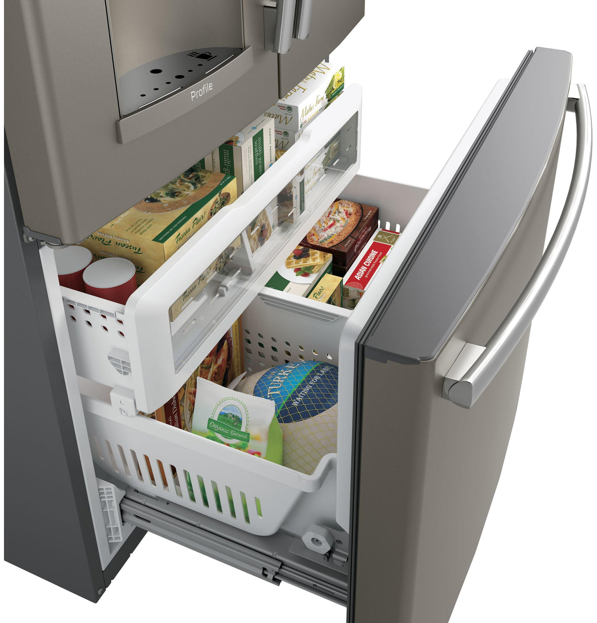 GE Profile™ Series ENERGY STAR® 27.8 Cu. Ft. French-Door Refrigerator with Keurig® K-Cup® Brewing System