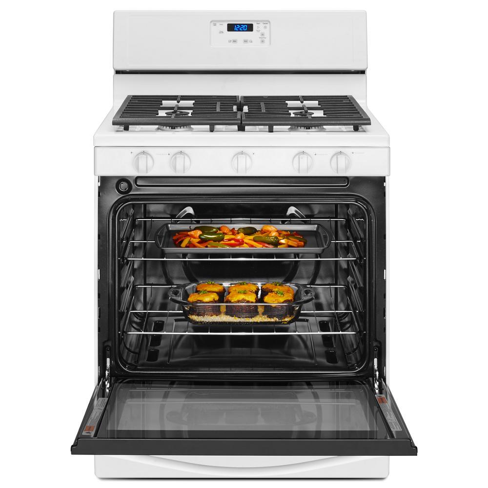 Whirlpool® 5.1 Cu. Ft. Freestanding 5-Burner Gas Stove