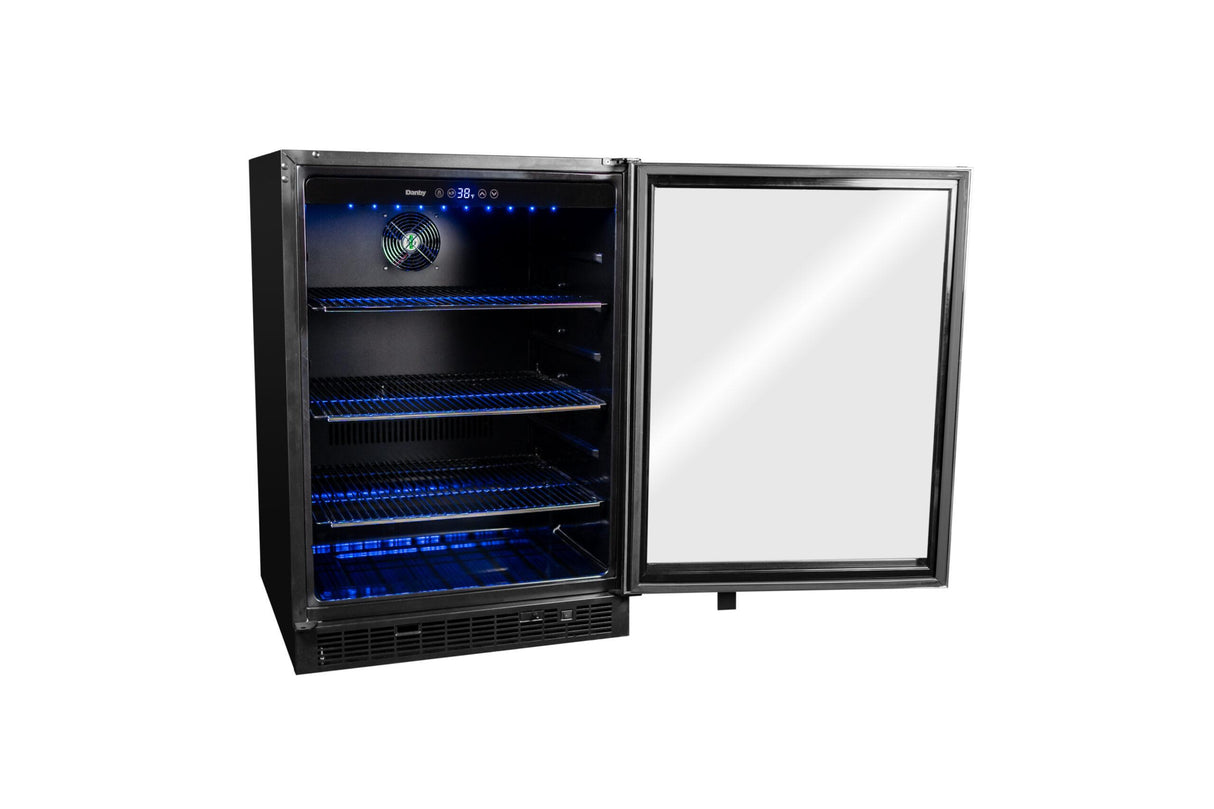 Danby 5.7 cu. ft. Built-in Beverage Center in Stainless Steel