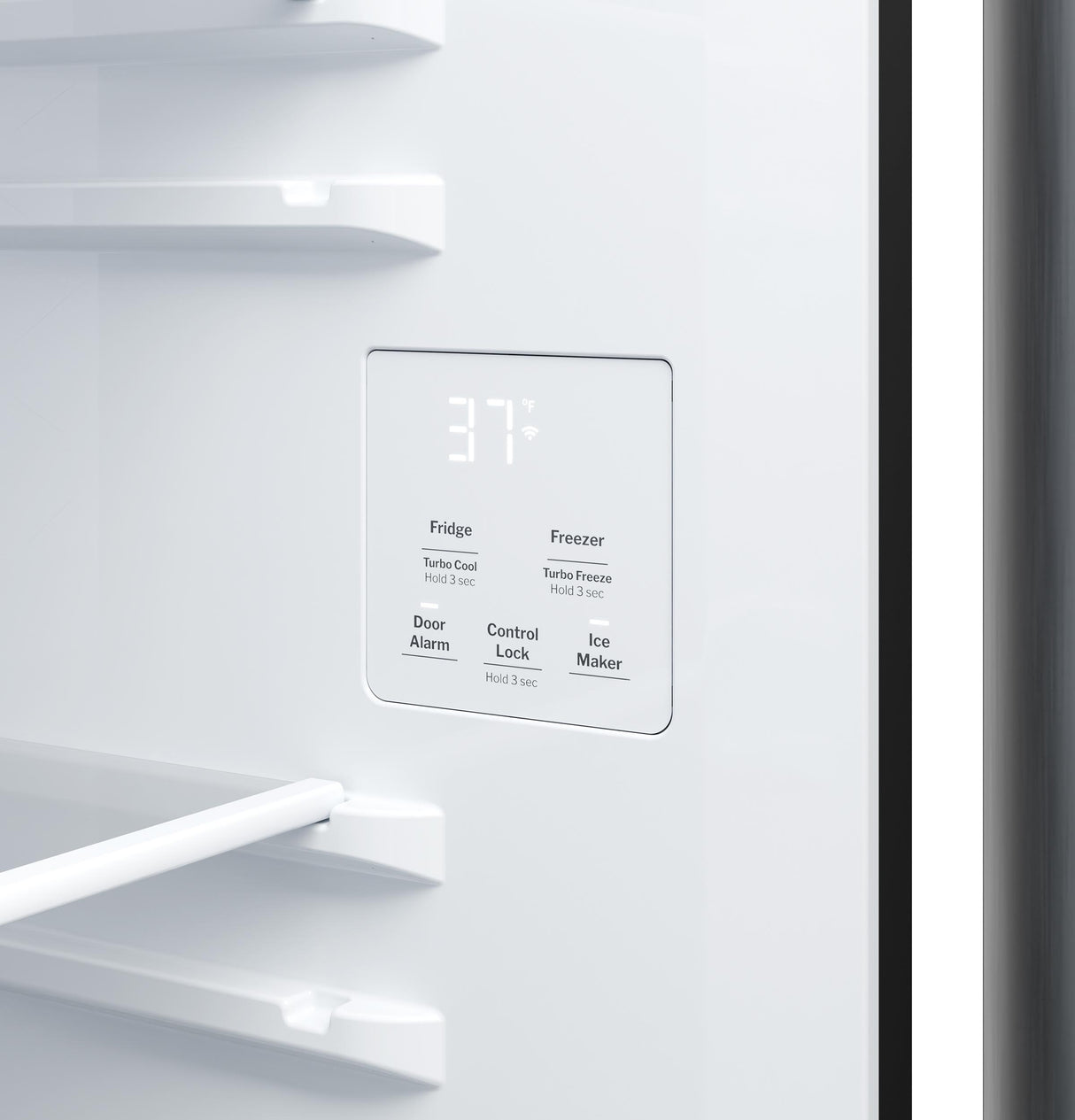 GE® 23.6 Cu. Ft. Counter-Depth Side-By-Side Refrigerator with Extra Tall Dispenser and In-Door Icemaker