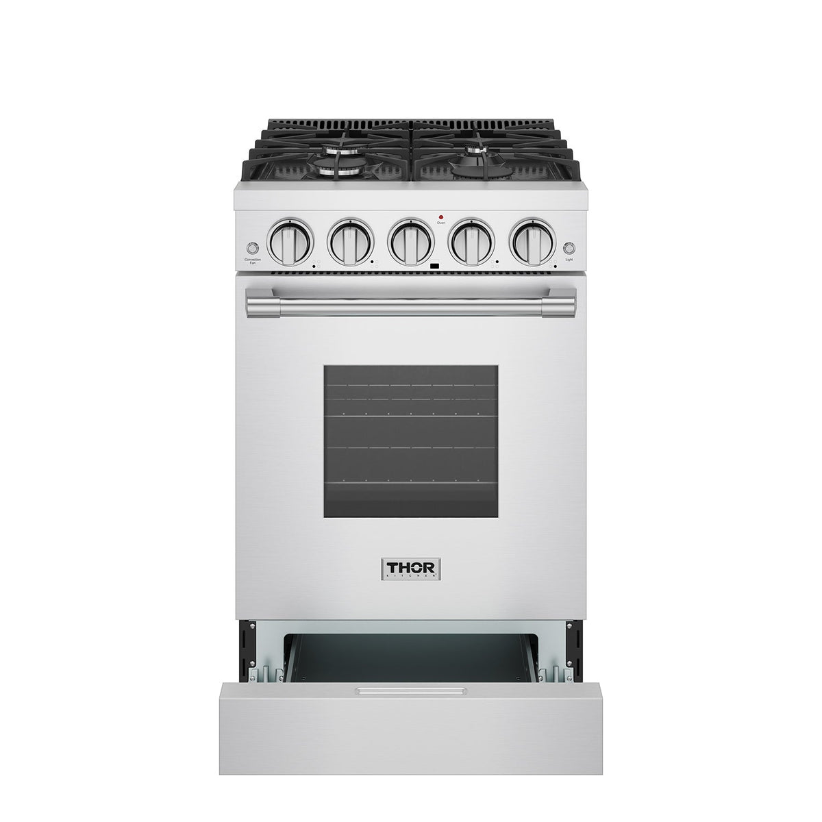 24 Inch S Series Professional Gas Range - Stainless Steel