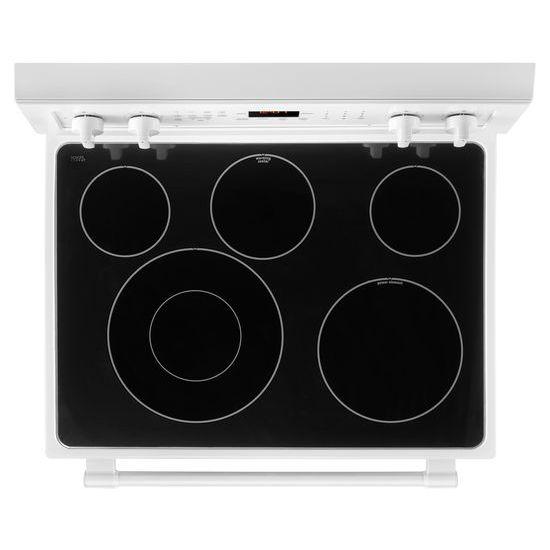 Maytag® 30-Inch Wide Electric Range With True Convection And Power Preheat - 6.4 Cu. Ft. - White