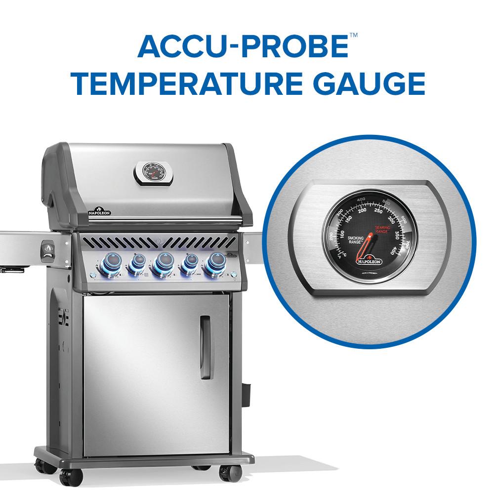 Rogue PRO-S 425 RSIB with Infrared Side and Rear Burner , Natural Gas, Stainless Steel