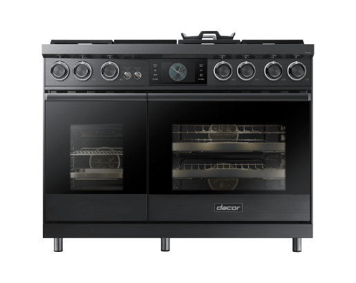 48" Pro Dual-Fuel Steam Range, Graphite Stainless Steel, Natural Gas & Liquid Propane