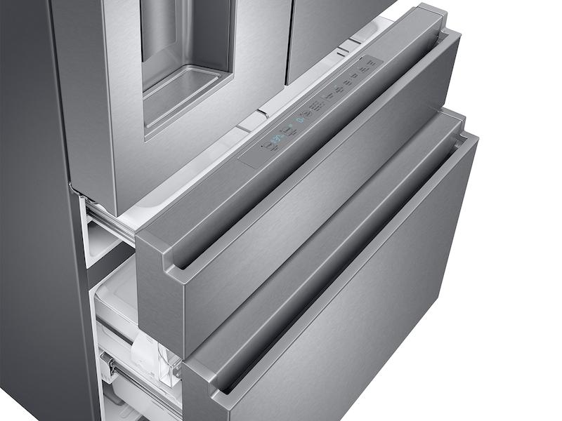 23 cu. ft. Counter Depth 4-Door French Door Refrigerator in Stainless Steel