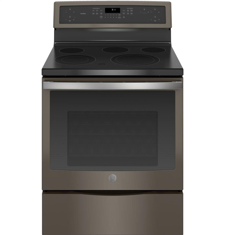 GE Profile™ 30" Free-Standing Electric Convection Range