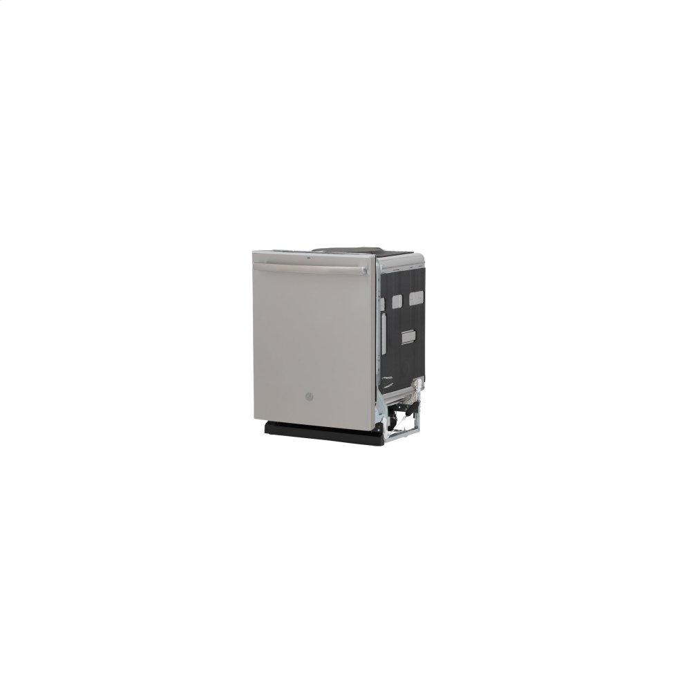 GE® Stainless Steel Interior Dishwasher with Hidden Controls