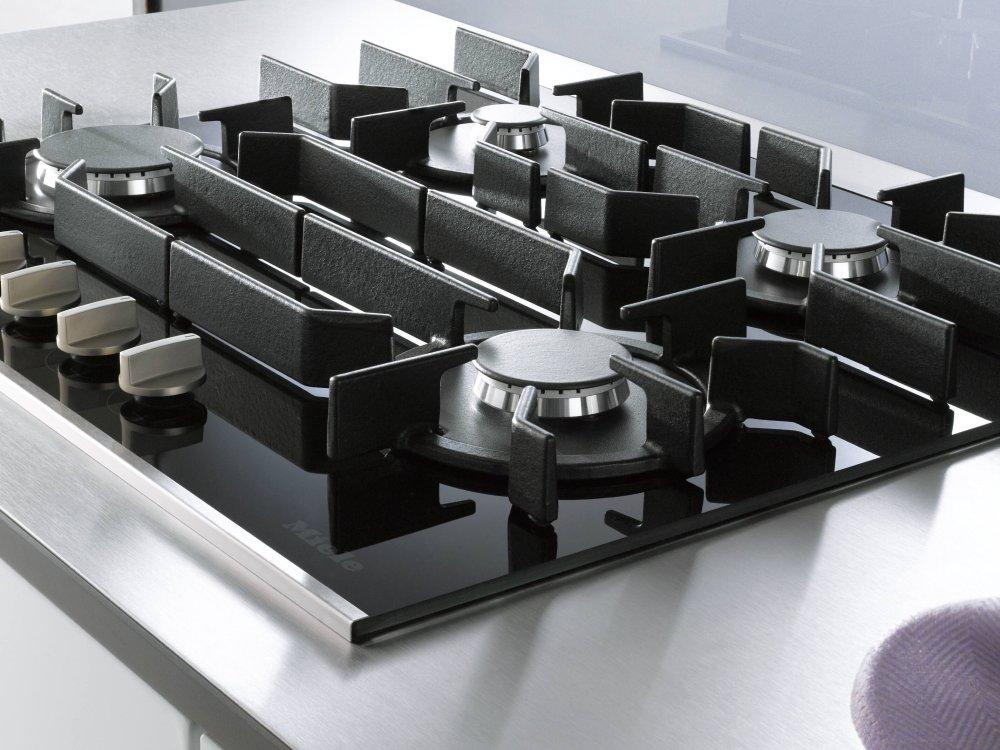 KM 3010 G Stainless steel - Gas cooktop with 4 burners
