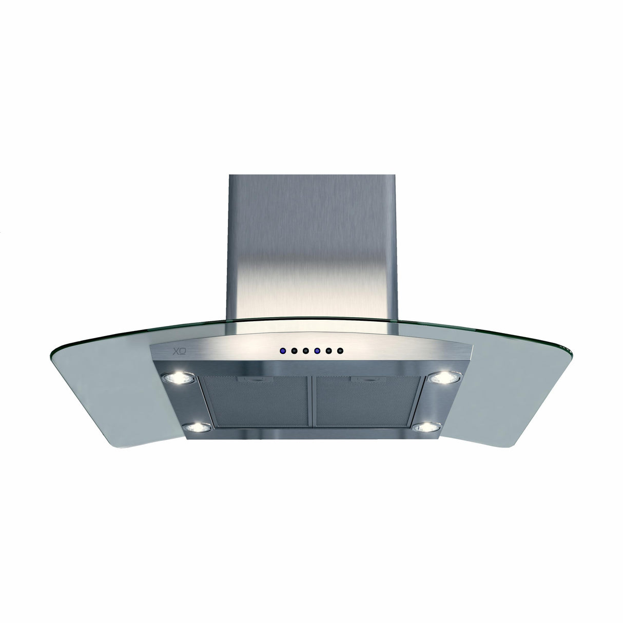 36" CCC 600/395 CFM Island Hood Stainless/Glass