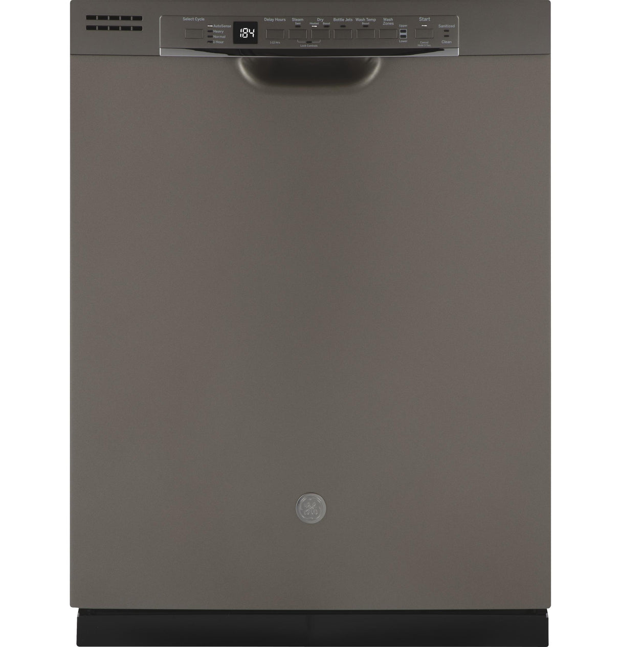 GE® Front Control with Stainless Interior Door Dishwasher with Sanitize Cycle & Dry Boost