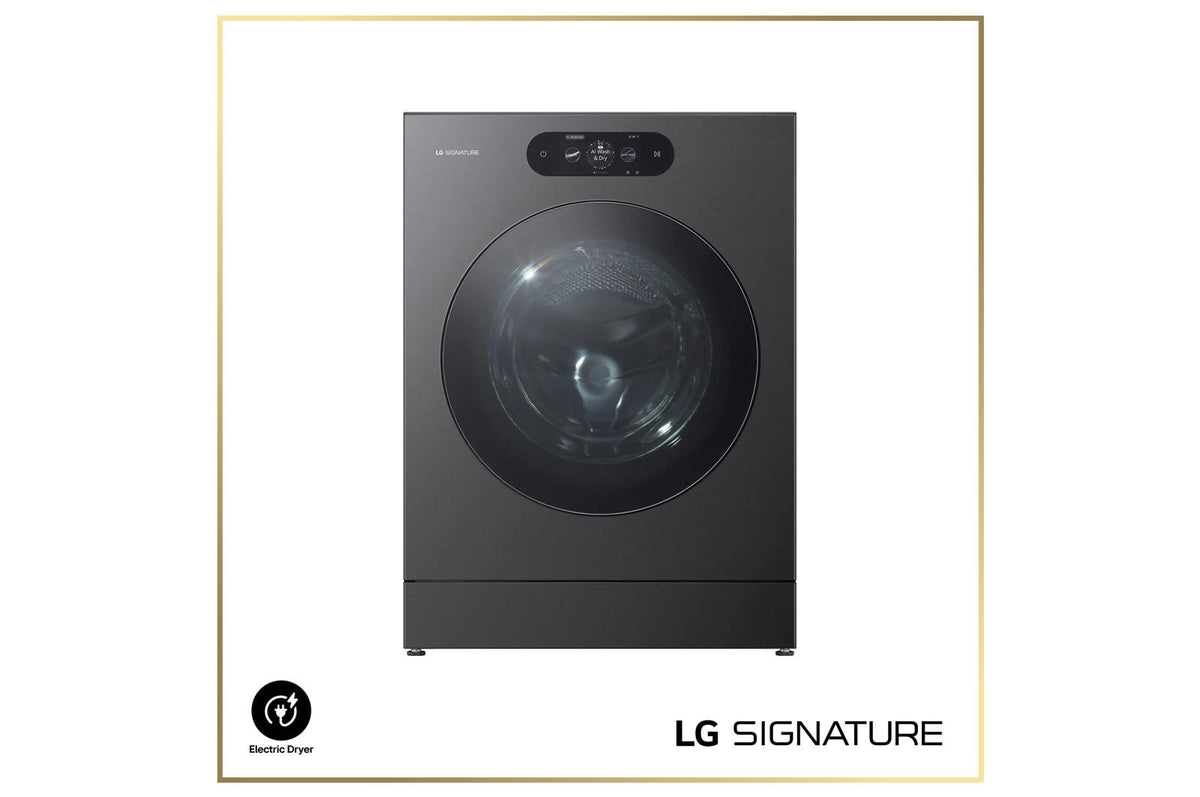 Ventless Washer/Dryer Combo LG SIGNATURE WashCombo™ All-in-One 5.8 cu. ft. Mega Capacity with Dual Inverter Heat Pump Technology, Built-In Intelligence, ezDispense® and Touch LCD Control