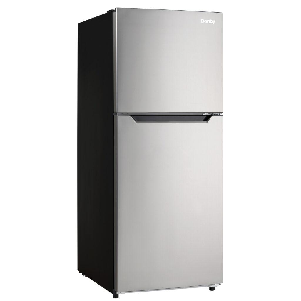 Danby 10.1 cu. ft. Top Mount Apartment Size Fridge in Stainless Steel Look