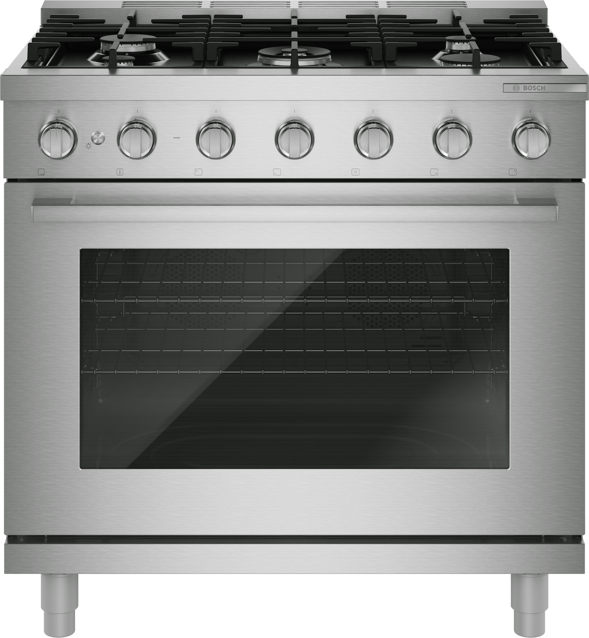 500 Series, Gas freestanding range, 36'', Stainless steel