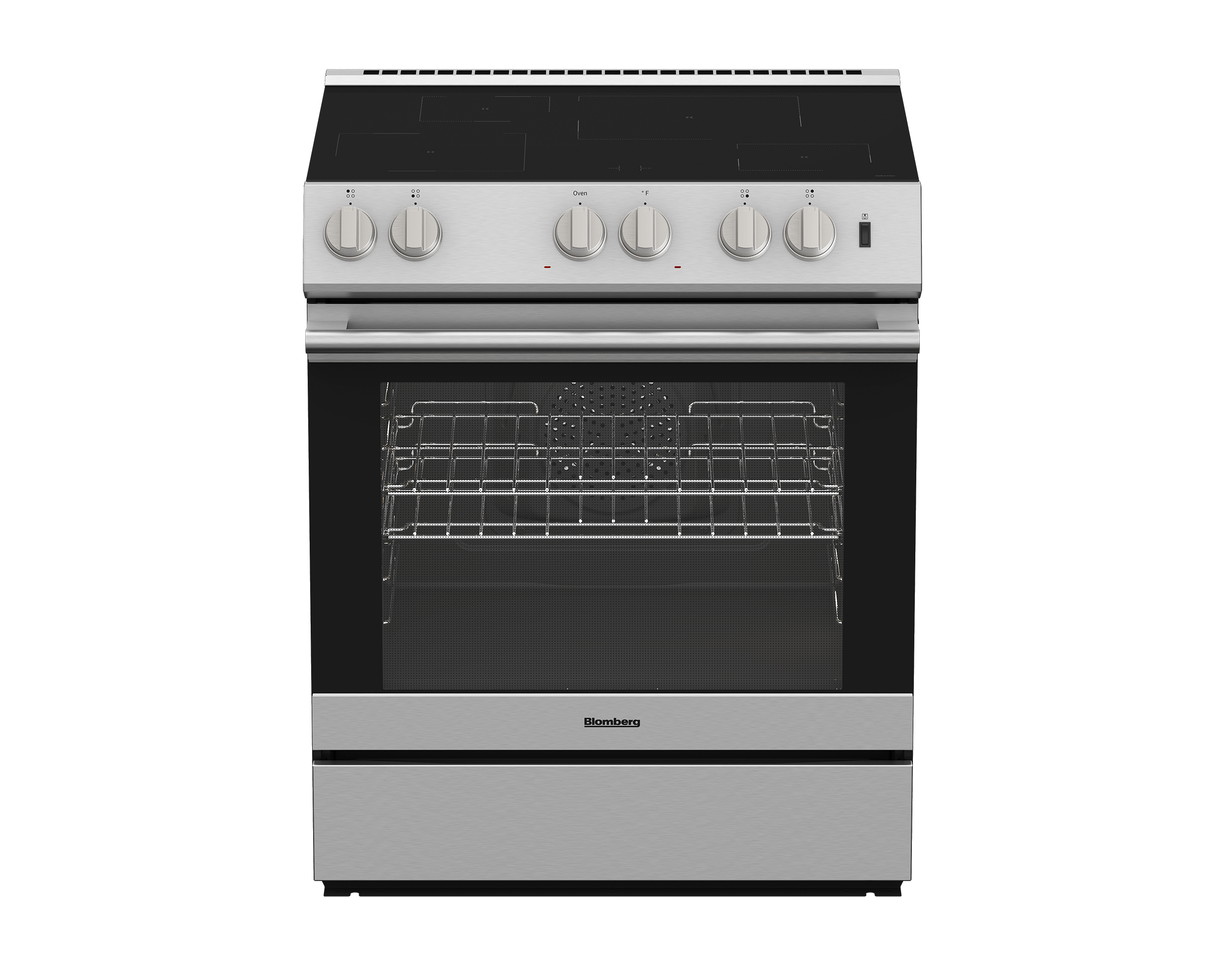 30" Stainless Steel Induction Range with Self Cleaning Oven