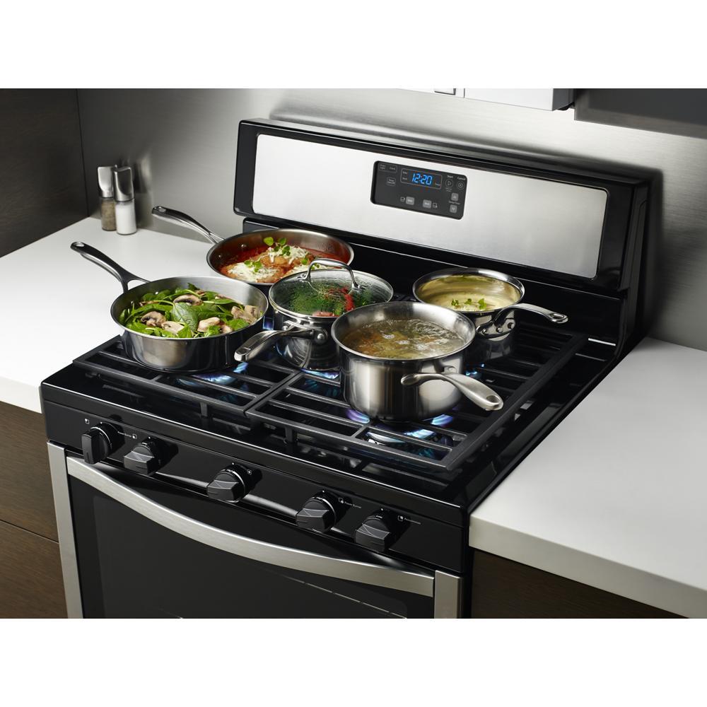 Whirlpool® 5.1 Cu. Ft. Freestanding 5-Burner Gas Stove