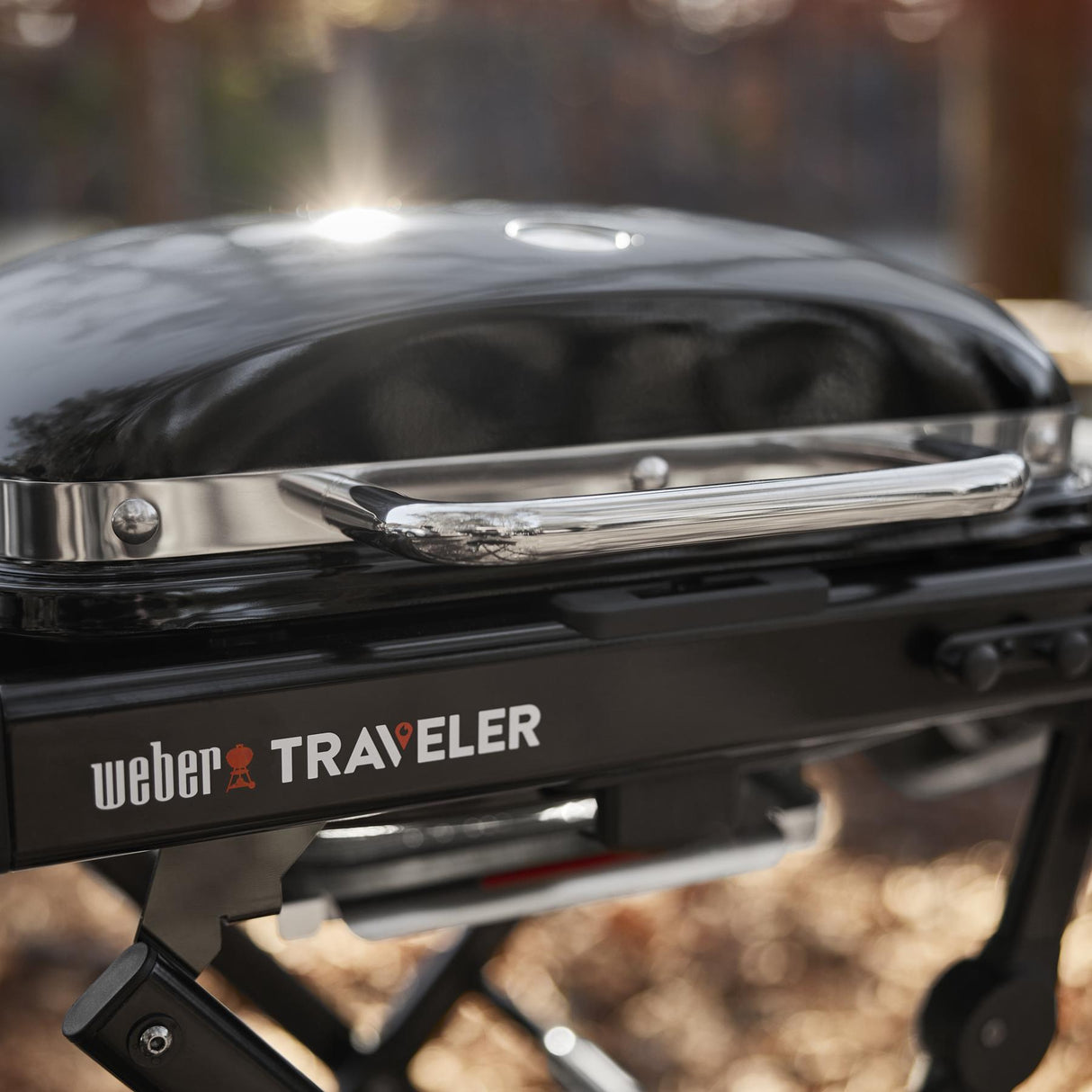 Weber Traveler® Compact Portable Gas Grill - Black