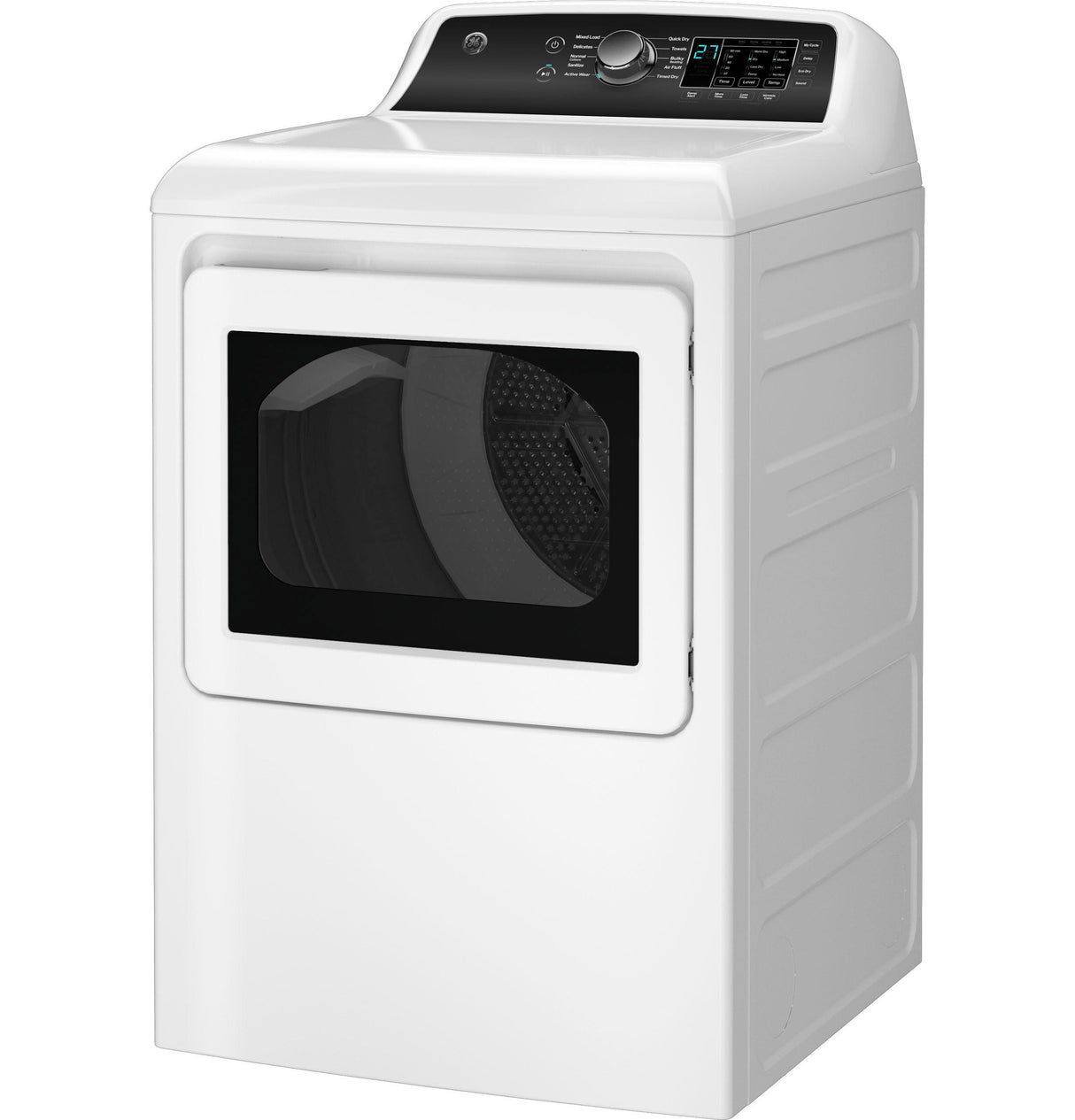 GE® 7.4 cu. ft. Capacity Electric Dryer with Up To 120 ft. Venting and Sensor Dry