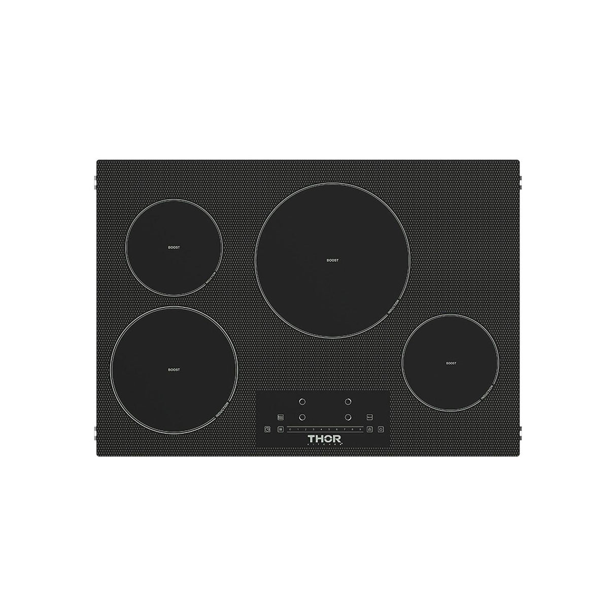 30 Inch 4-element Induction Cooktop In Black With Touch Controls
