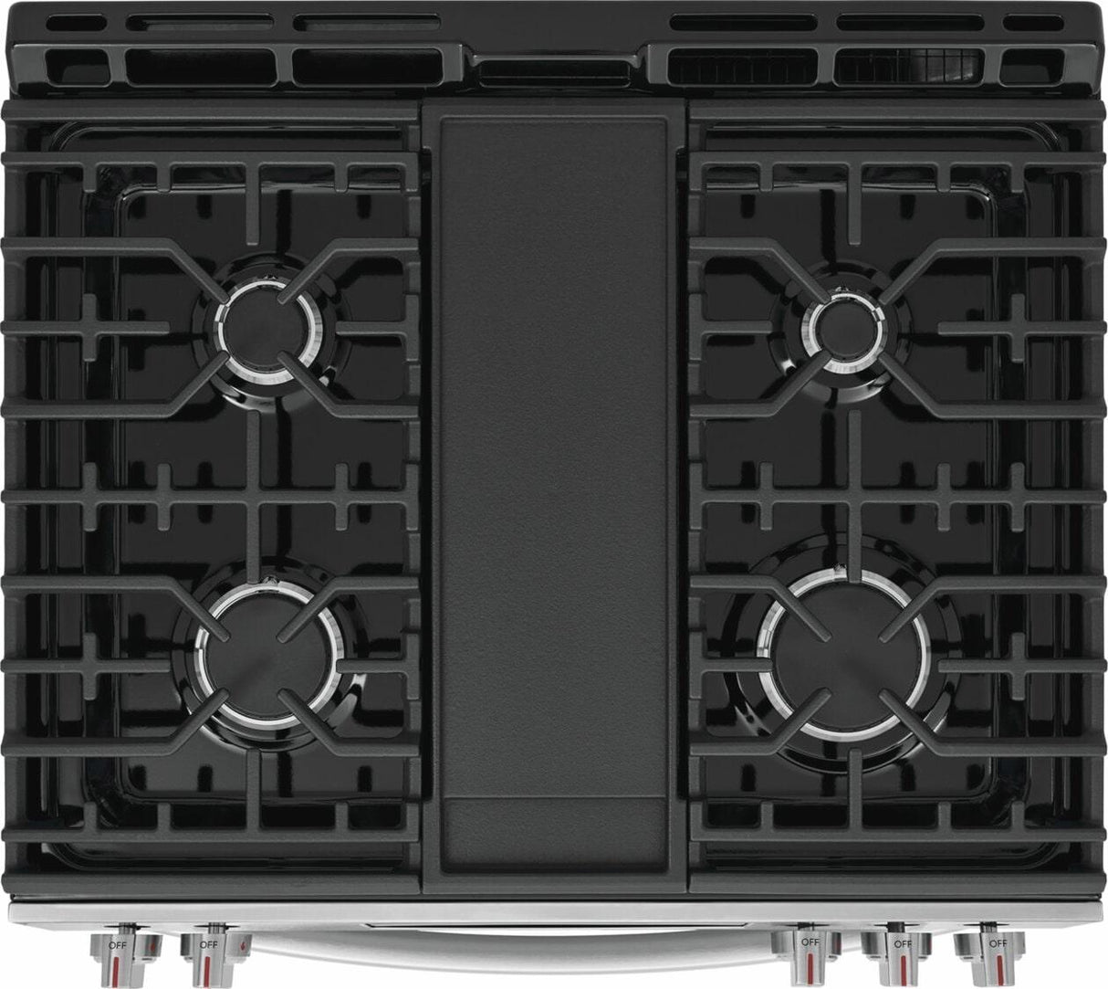 30" Front Control Gas Range with Stone-Baked Pizza
