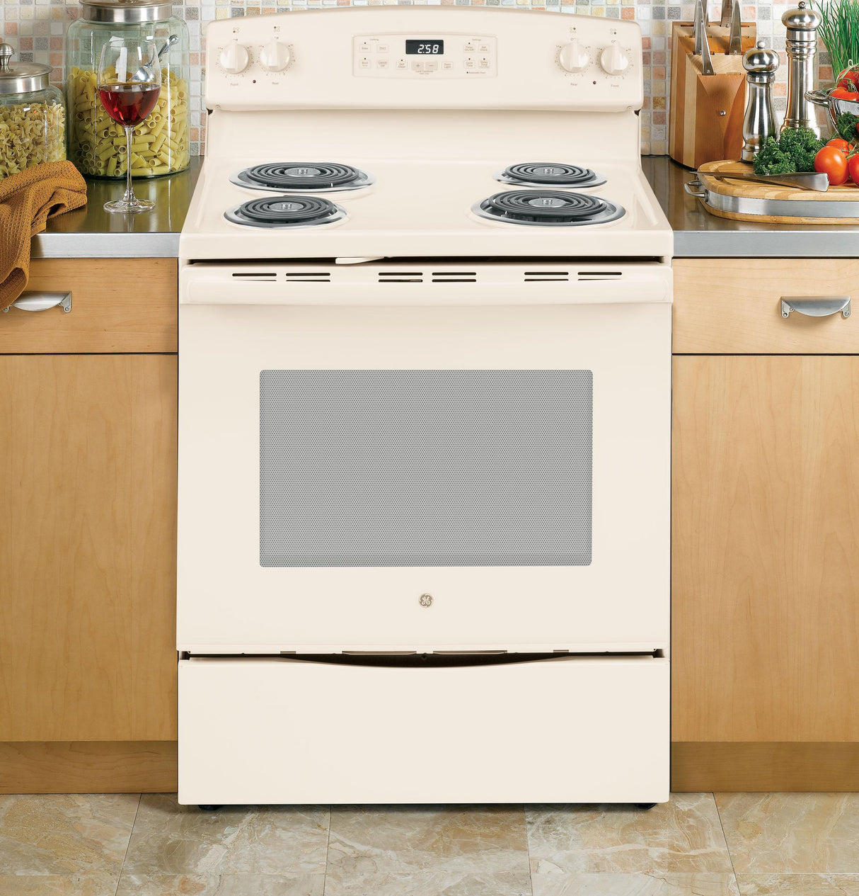 GE® 30" Free-Standing Self-Clean Electric Range