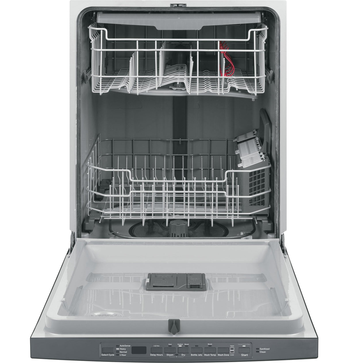 GE® Top Control with Plastic Interior Dishwasher with Sanitize Cycle & Dry Boost