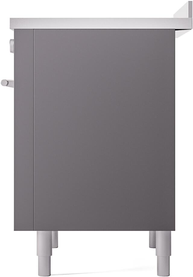 Professional Plus II 36 Inch Electric Freestanding Range in Matte Graphite with Trim