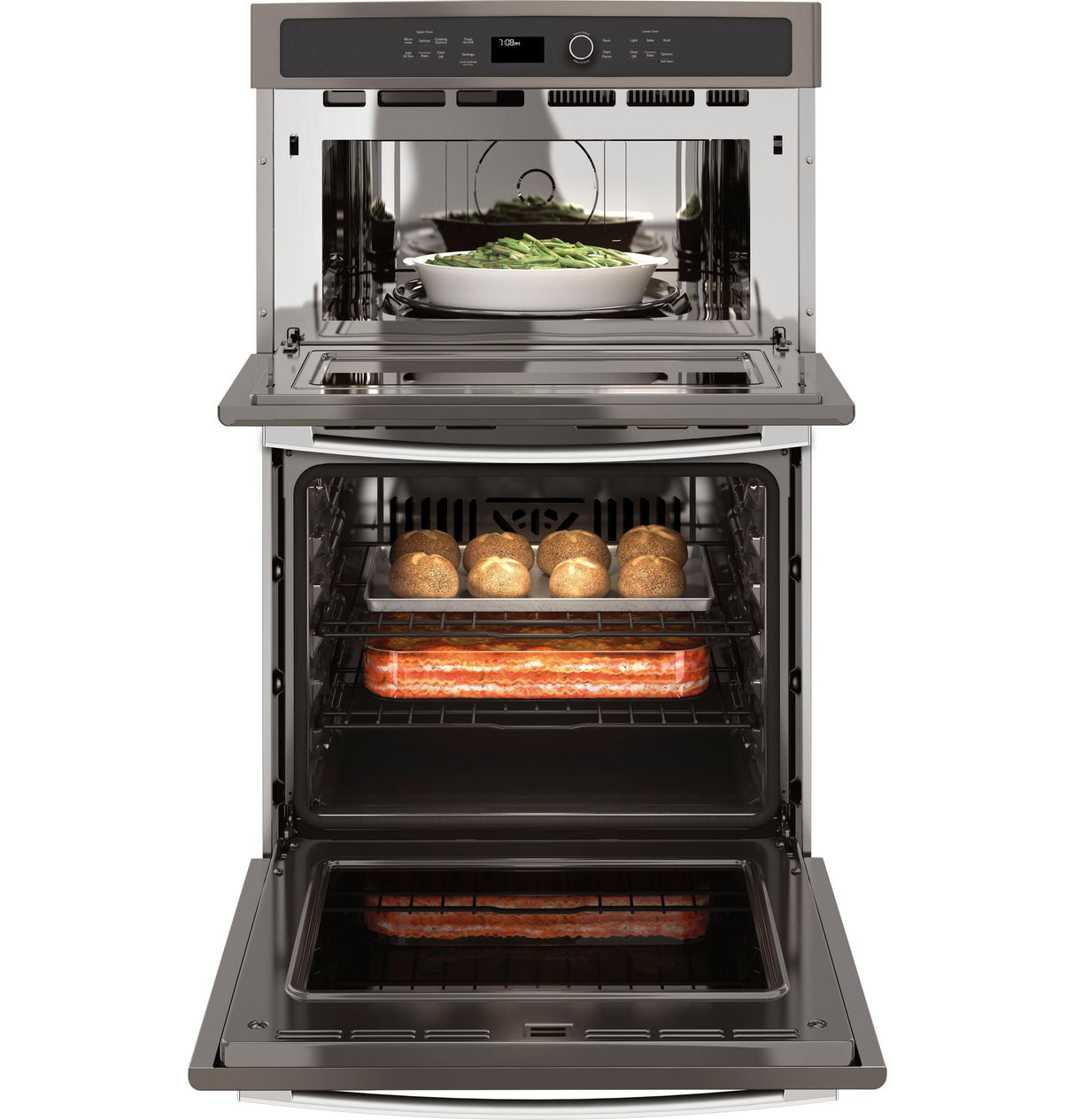 GE Profile™ 27" Built-In Combination Convection Microwave/Convection Wall Oven
