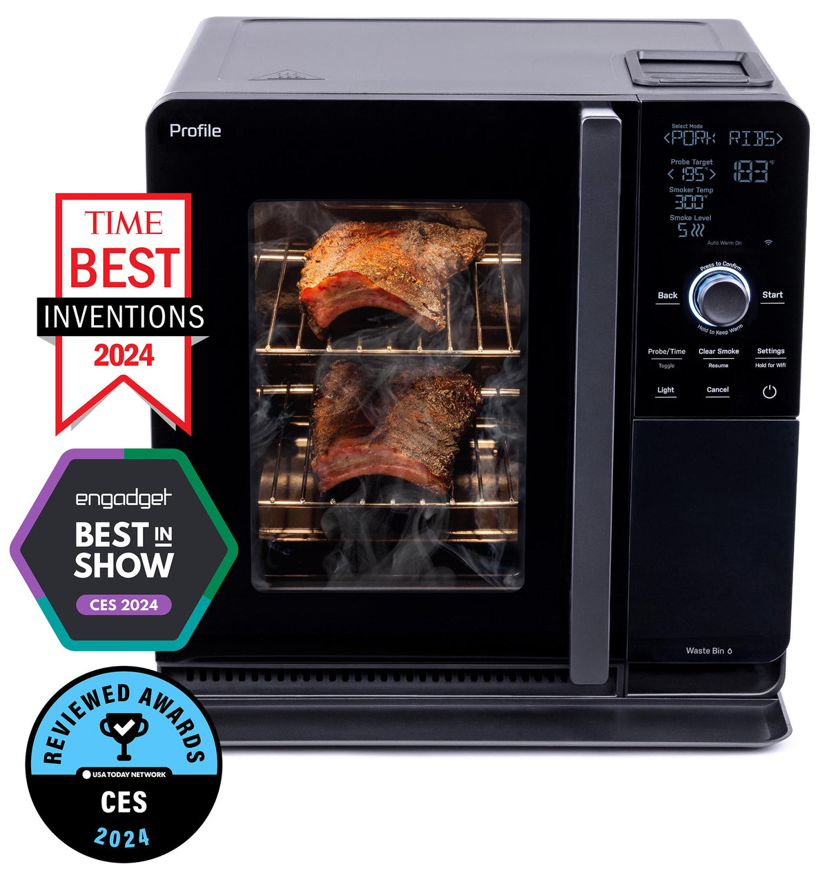 GE Profile™ Smart Indoor Pellet Smoker