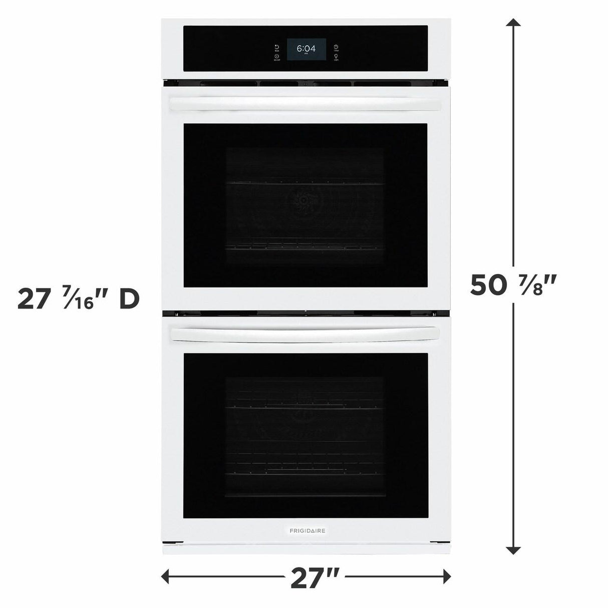 27" Double Electric Wall Oven with Fan Convection