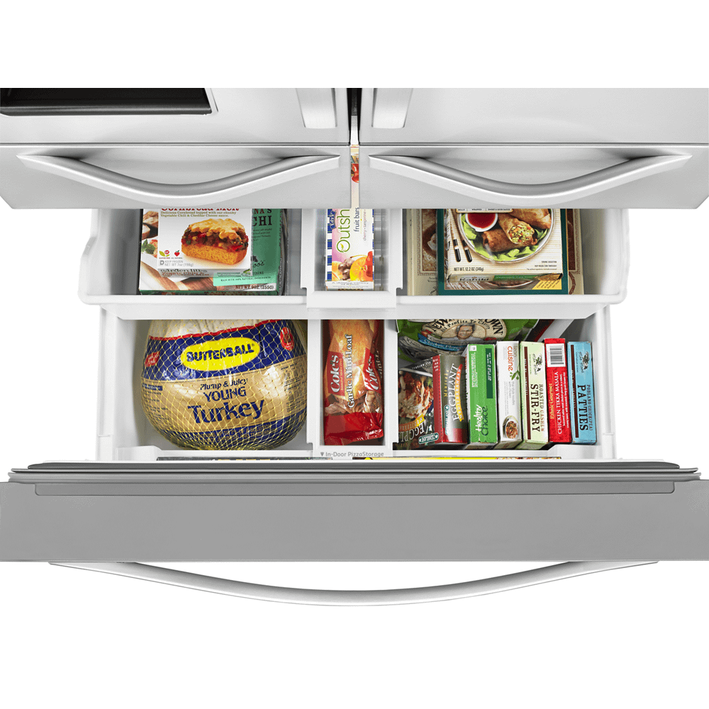 36-inch Wide Double Drawer French Door Refrigerator with Dual Cooling System - 26 cu. ft.