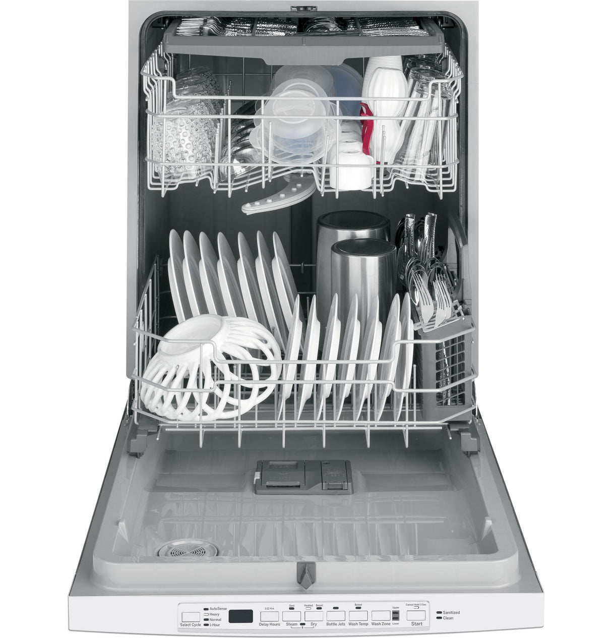 GE® Top Control with Plastic Interior Dishwasher with Sanitize Cycle & Dry Boost