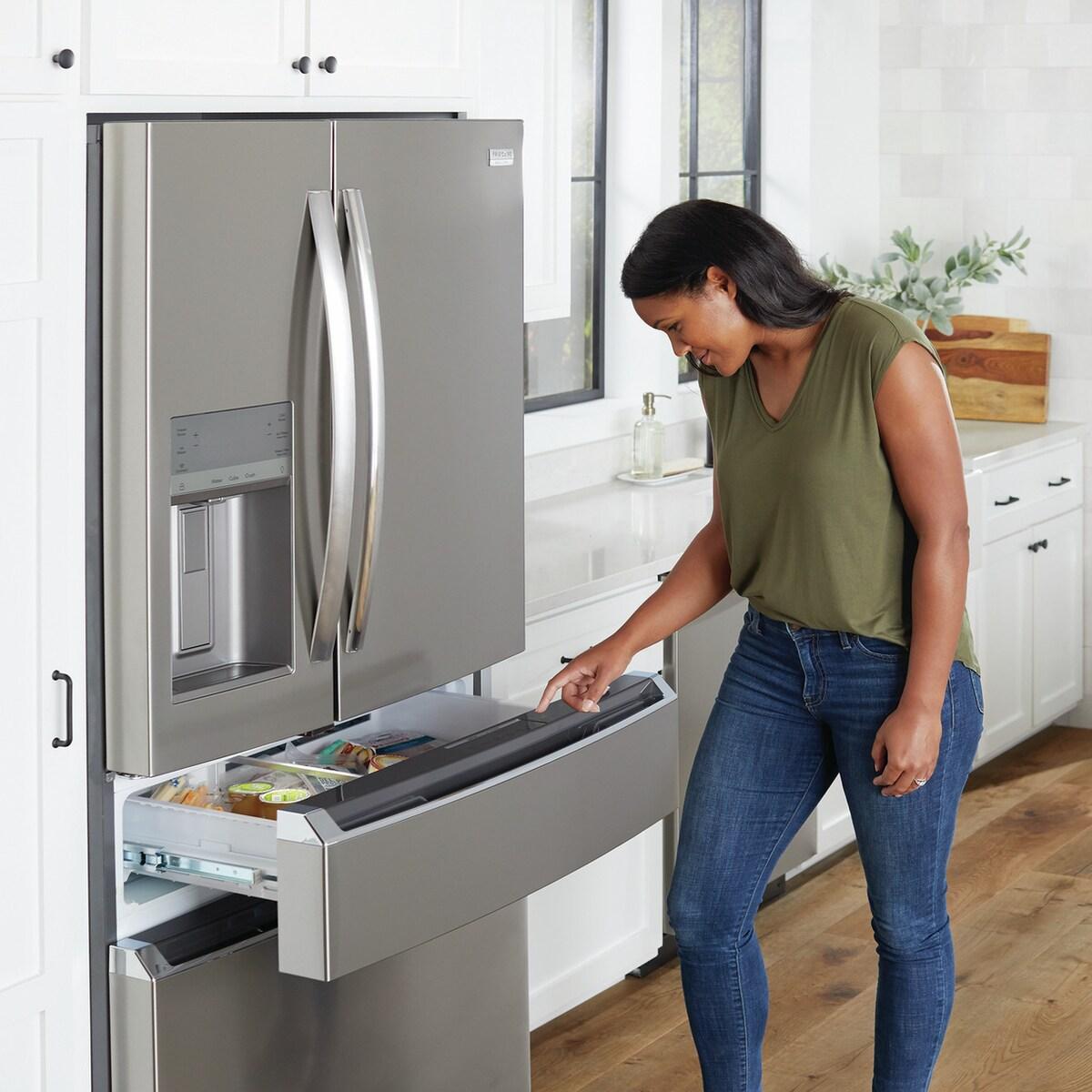 22 Cu. Ft. Counter-Depth 4-Door French Door Refrigerator