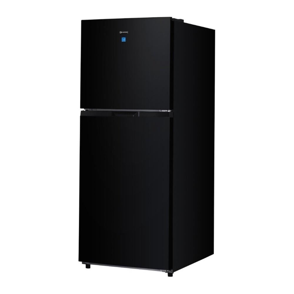 Verona VEFTF2412RBK 24 inch Top Freezer Refrigerator with 12 cu. ft. Total Capacity, Reversible Doors, Recessed Handle, Energy Star (Black)