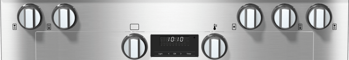 HR 1432-3 I - 36" Range Fully electric model with induction cooktop and DirectSelect controls