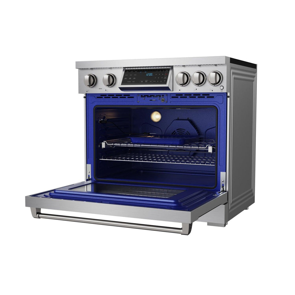 36 Inch Professional Induction Range With Tilt Panel Touch Control In Stainless Steel Gordon Ramsay Series