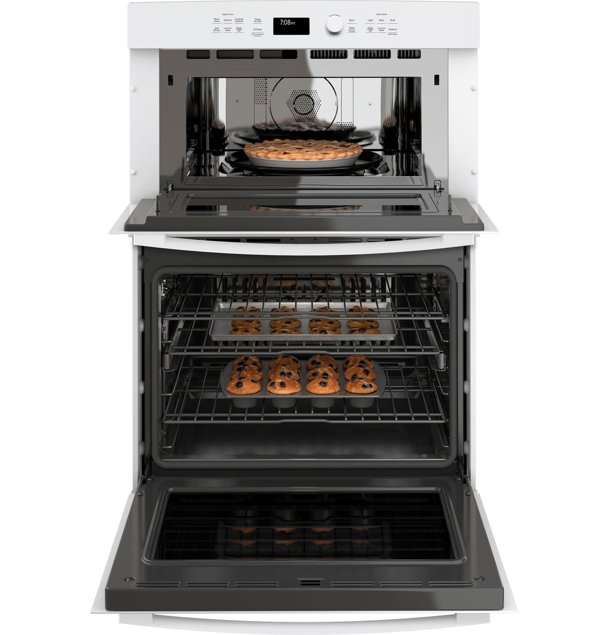 GE Profile™ 30" Built-In Combination Convection Microwave/Convection Wall Oven